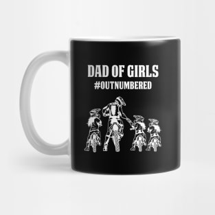 Dad of Girls Outnumbered! Mug